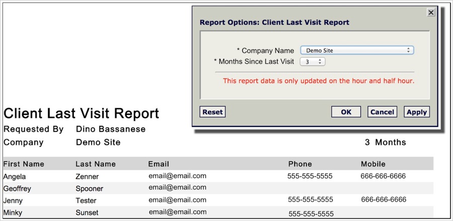 client-last-visit-report-rmt-scheduling-software